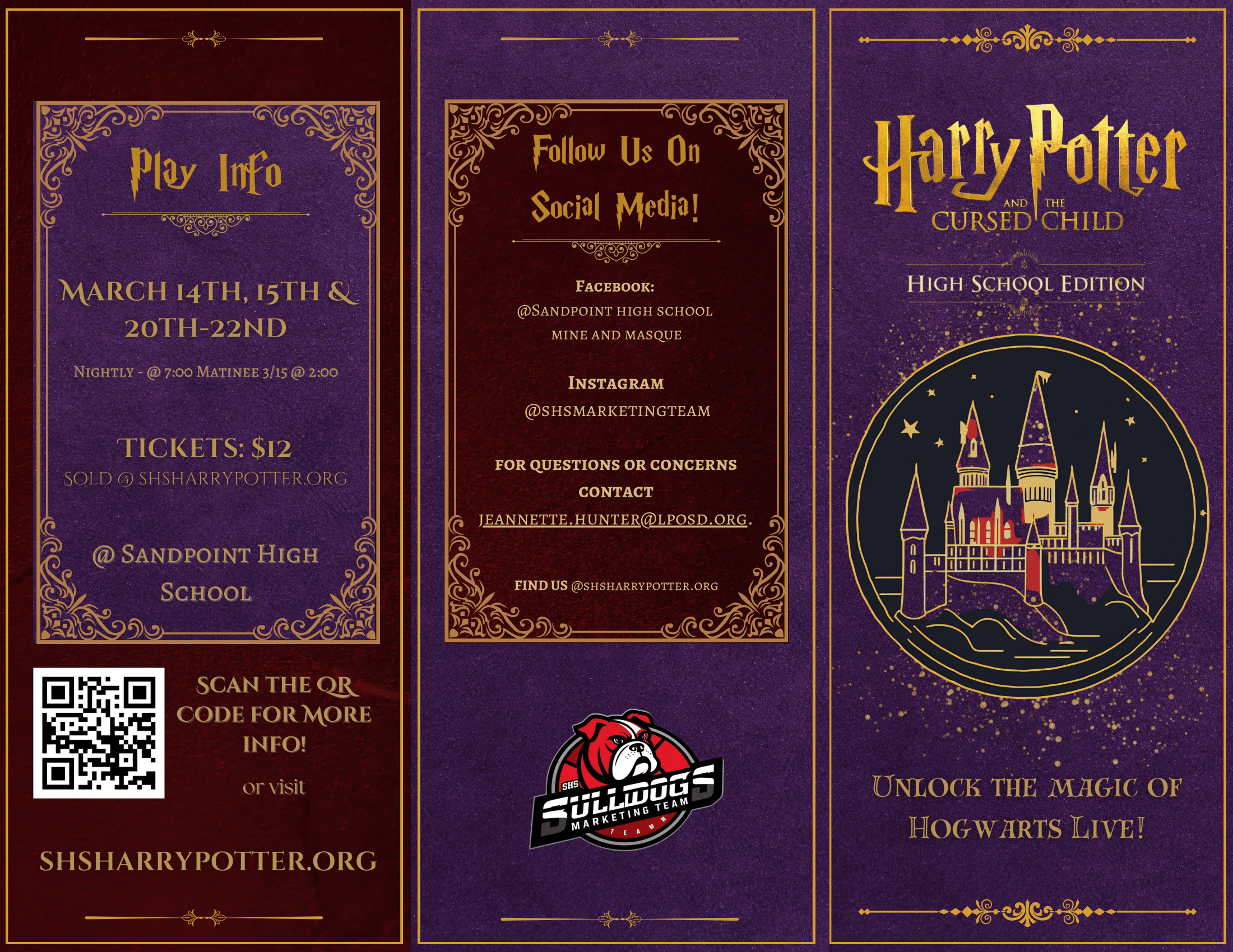 Harry Potter Play Information